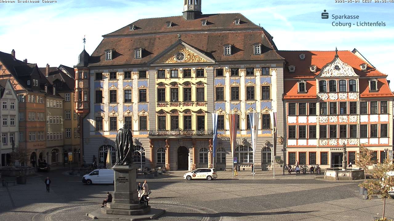 Archiv Foto Webcam Stadthaus Coburg