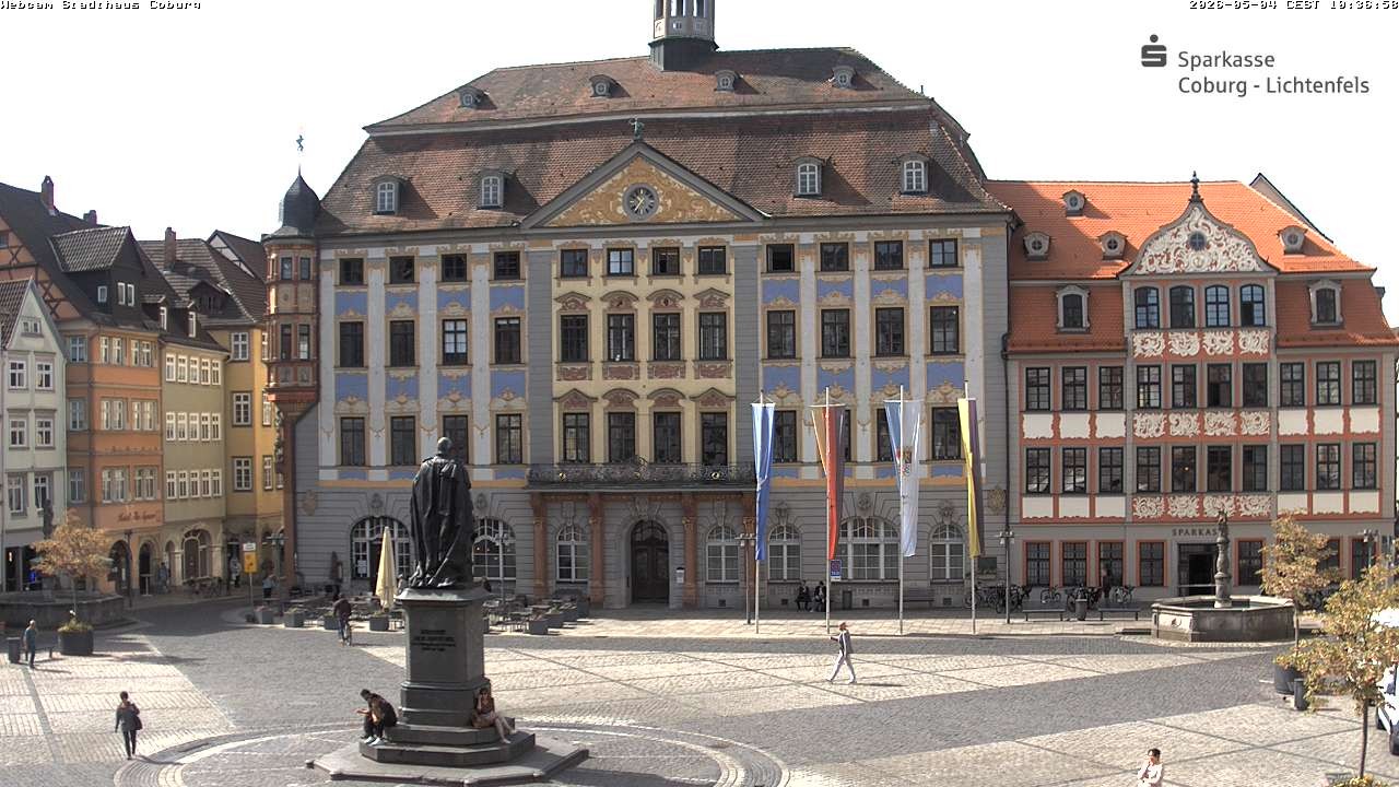 Archiv Foto Webcam Stadthaus Coburg