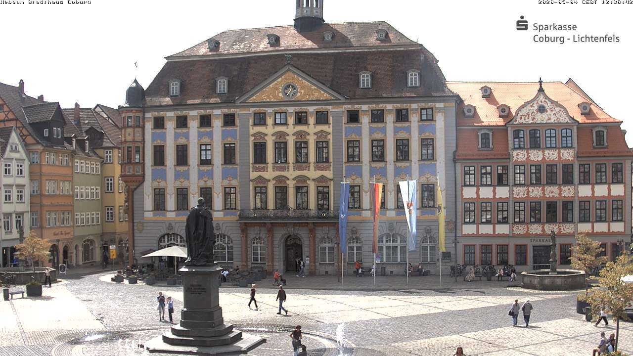 Archiv Foto Webcam Stadthaus Coburg