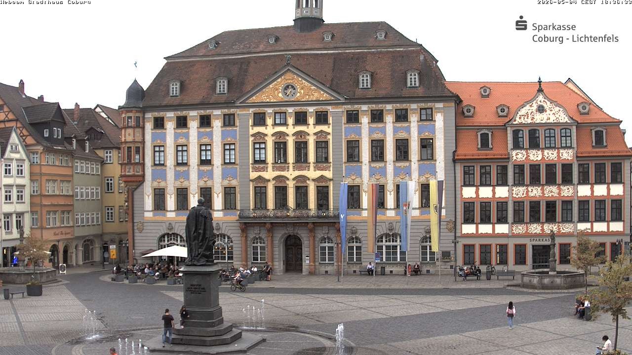 Archiv Foto Webcam Stadthaus Coburg