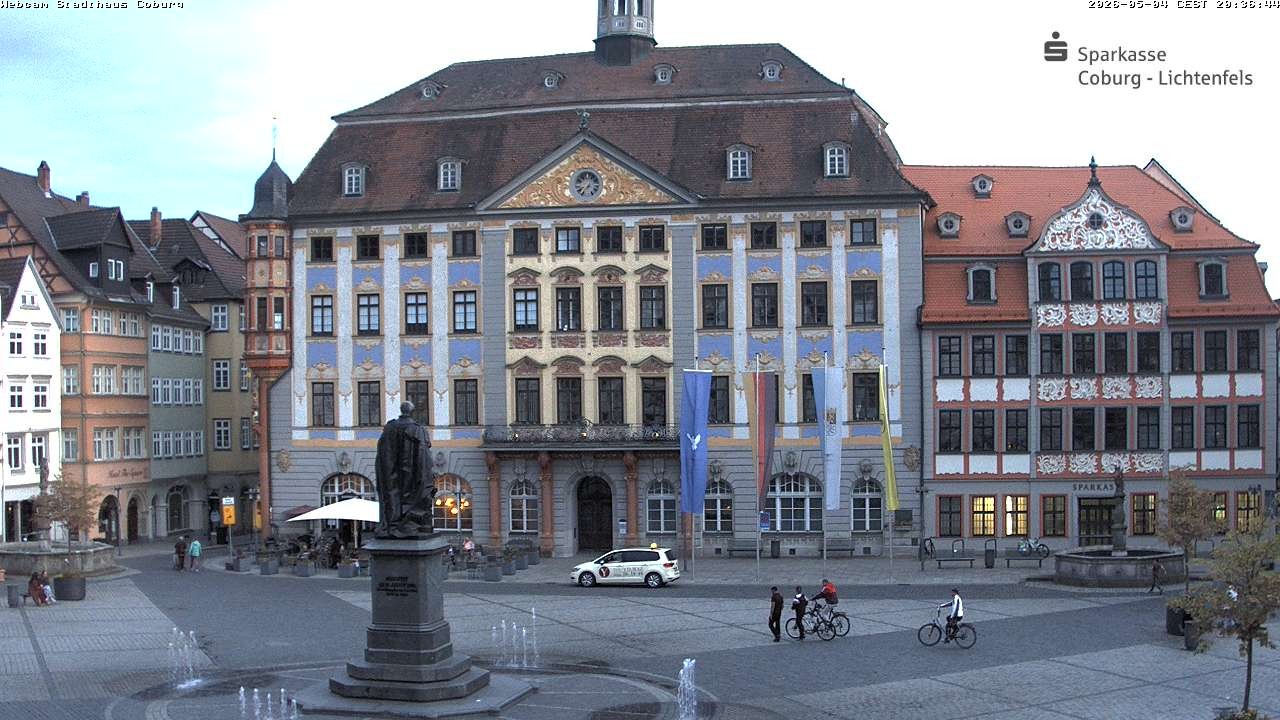 Archiv Foto Webcam Stadthaus Coburg