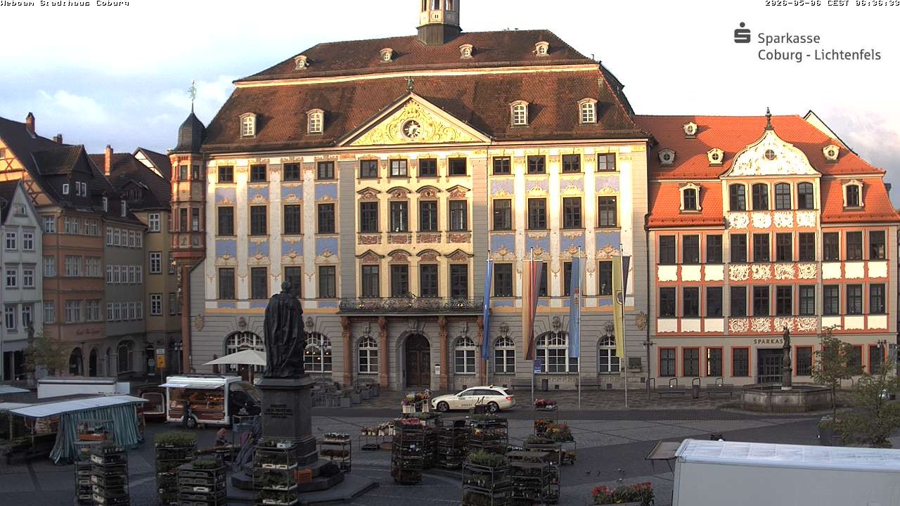 Archiv Foto Webcam Stadthaus Coburg