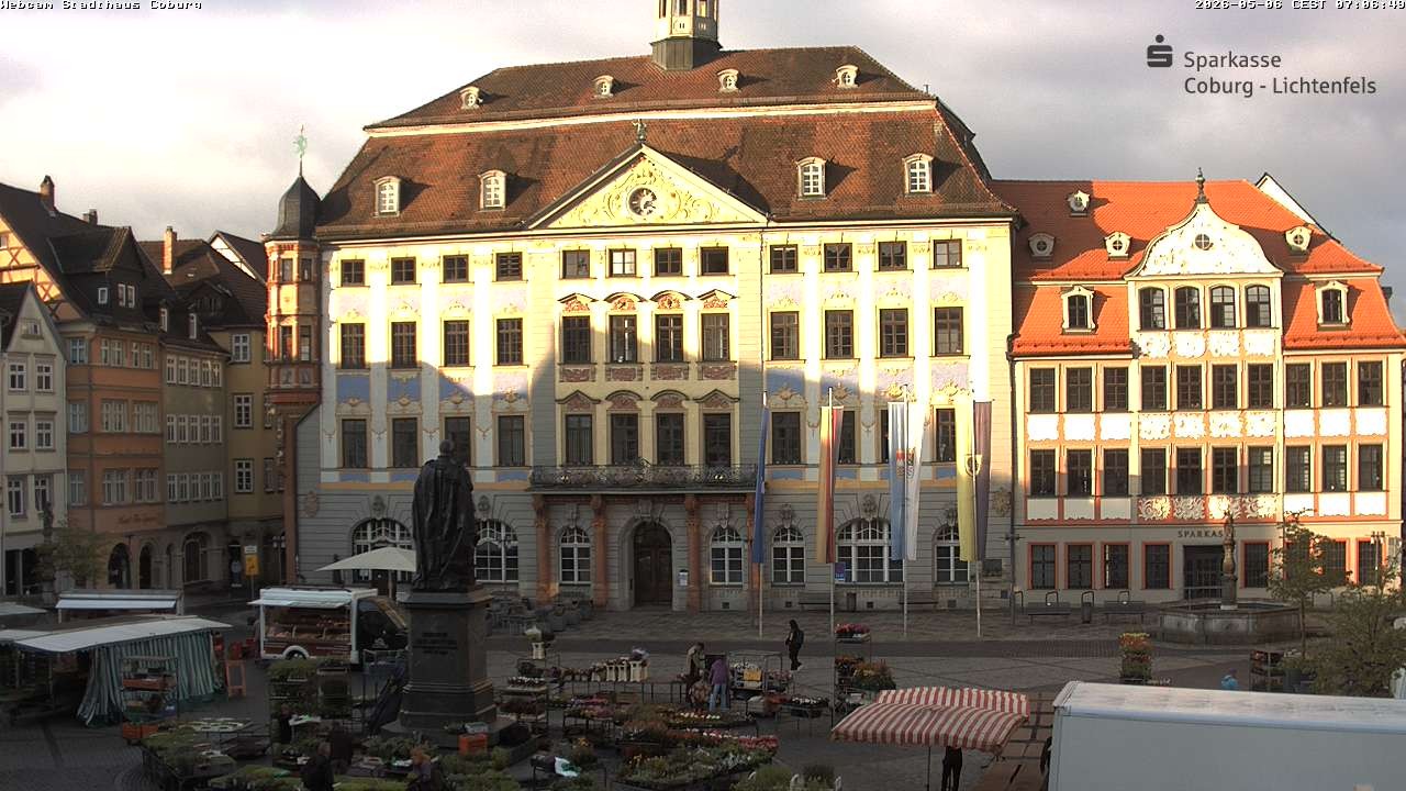 Archiv Foto Webcam Stadthaus Coburg