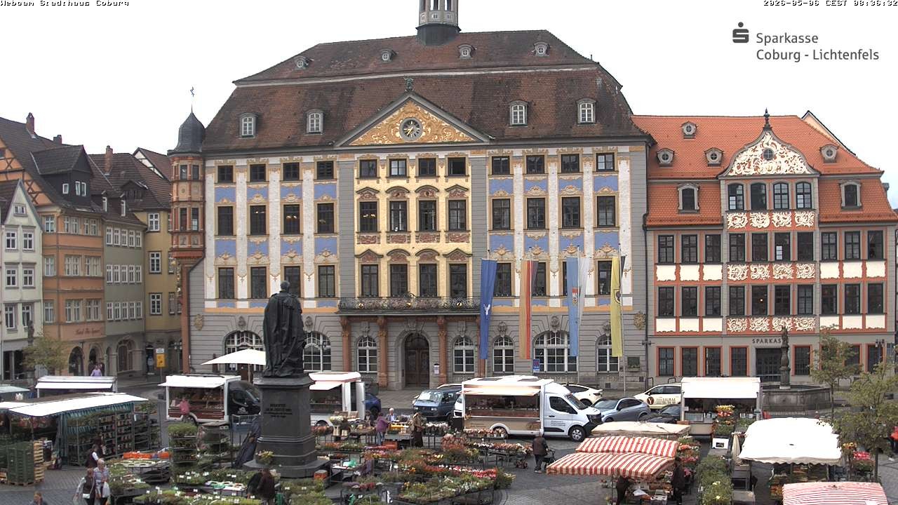 Archiv Foto Webcam Stadthaus Coburg