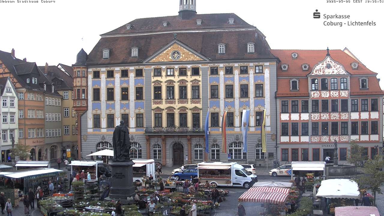 Archiv Foto Webcam Stadthaus Coburg