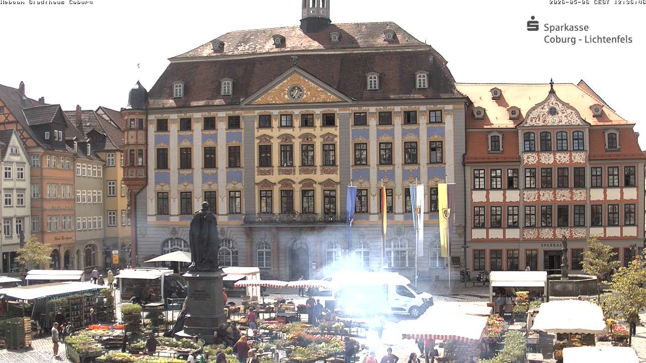 Archiv Foto Webcam Stadthaus Coburg