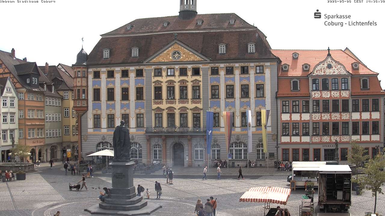Archiv Foto Webcam Stadthaus Coburg