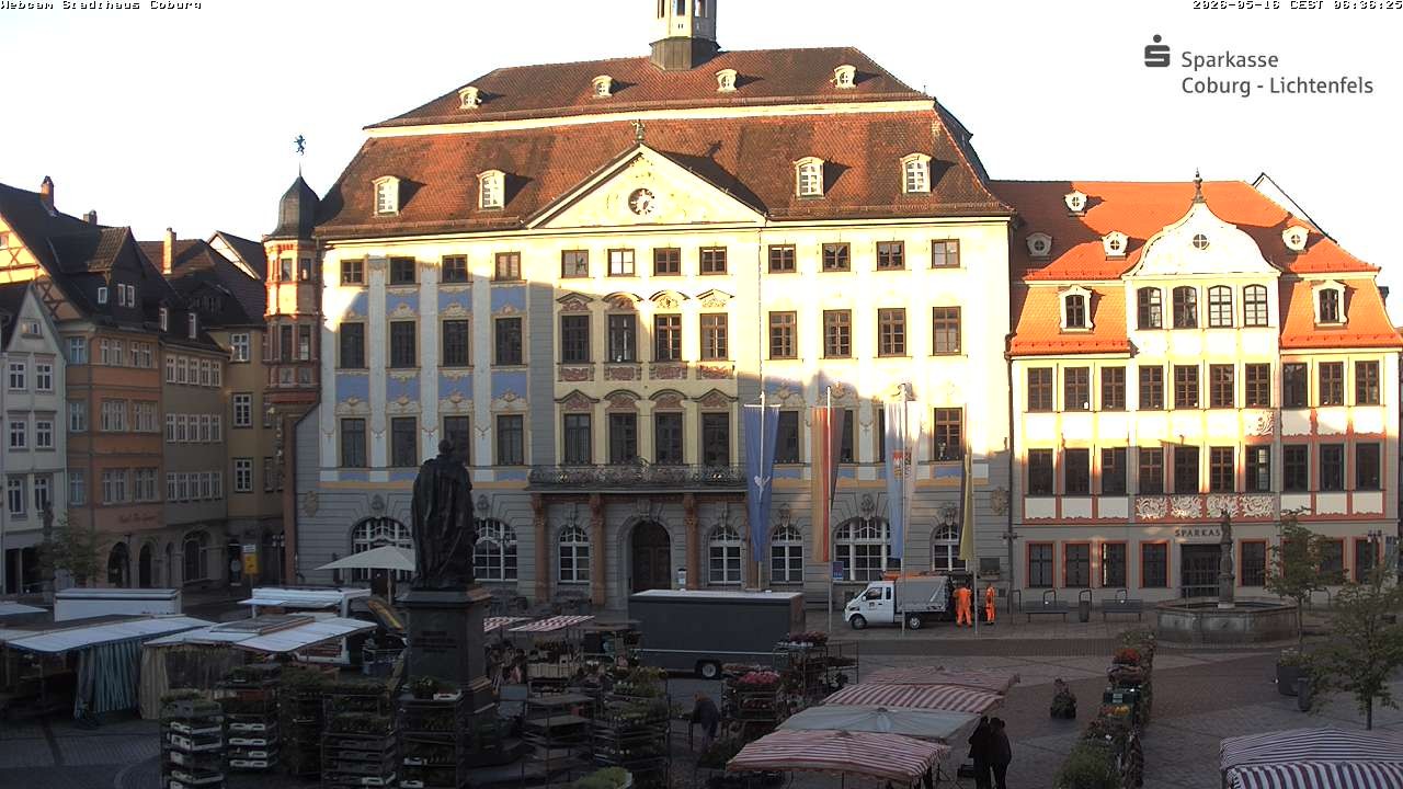 Archived image Webcam Council Office Building Coburg