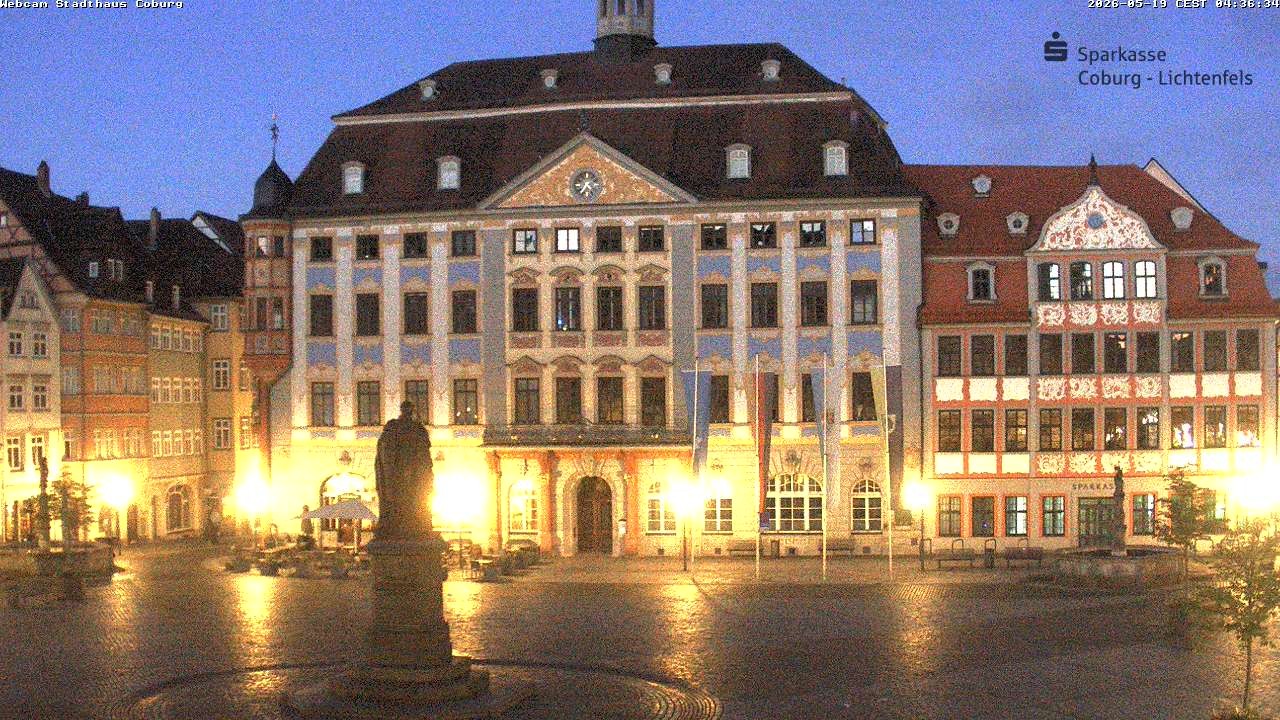 Archiv Foto Webcam Stadthaus Coburg