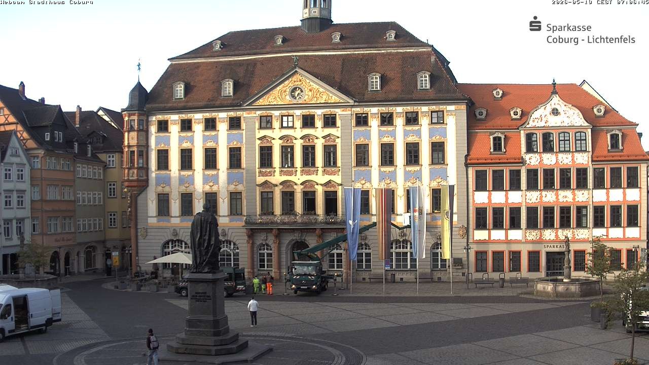 Archiv Foto Webcam Stadthaus Coburg