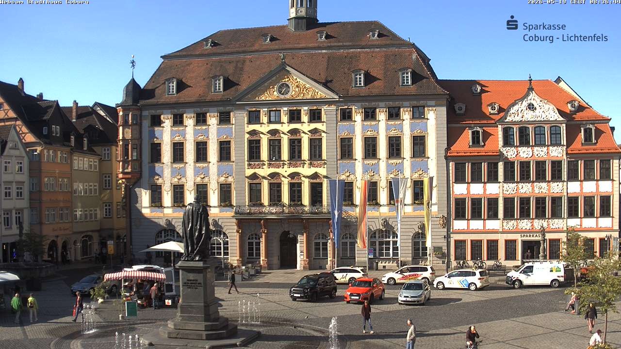 Archiv Foto Webcam Stadthaus Coburg