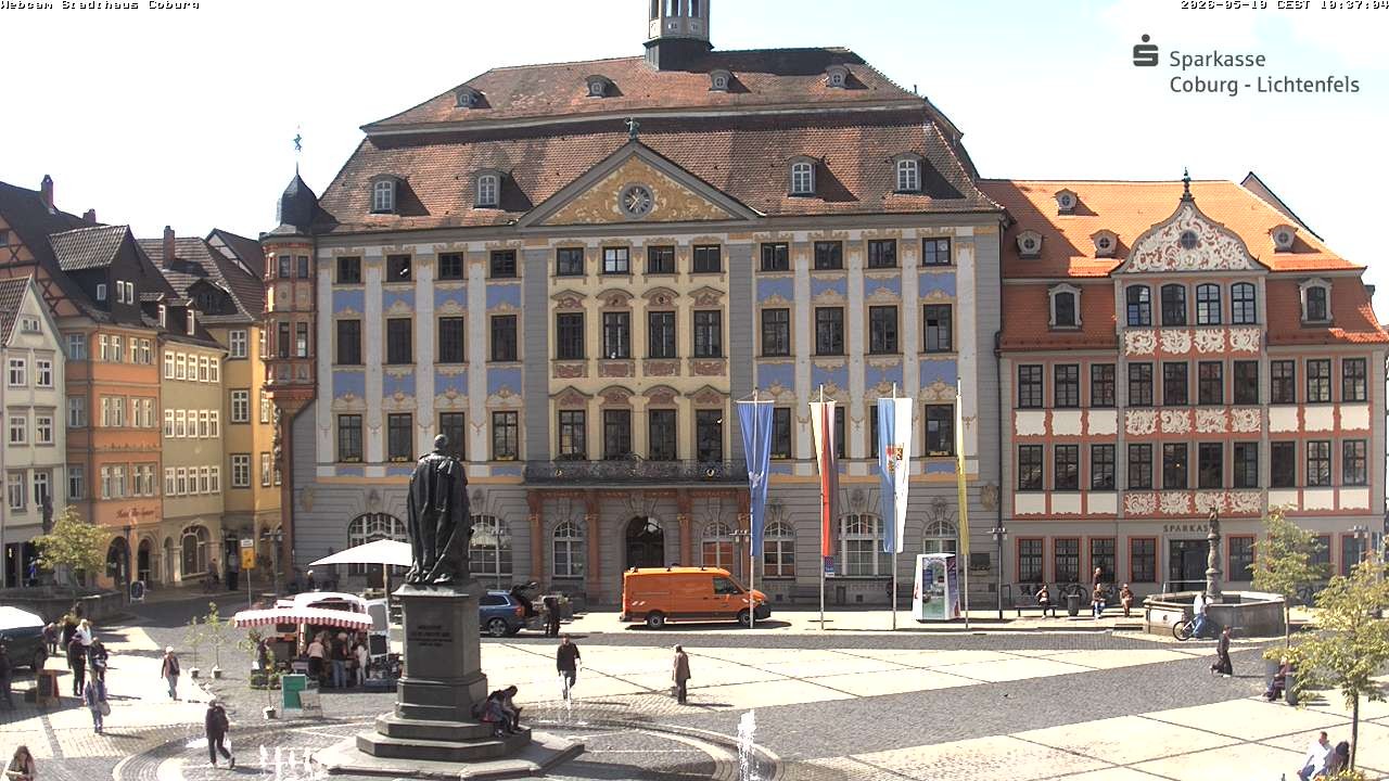 Archiv Foto Webcam Stadthaus Coburg