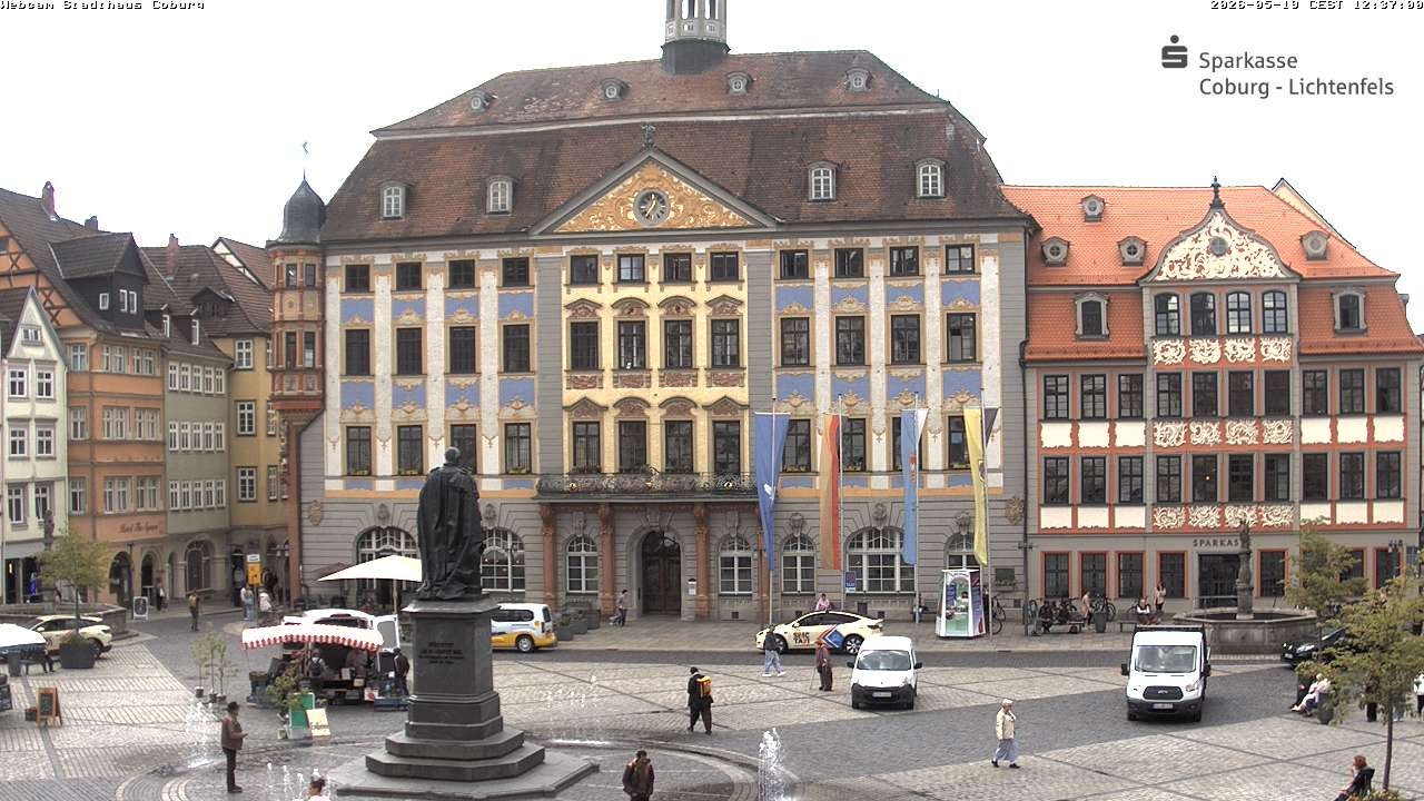 Archiv Foto Webcam Stadthaus Coburg