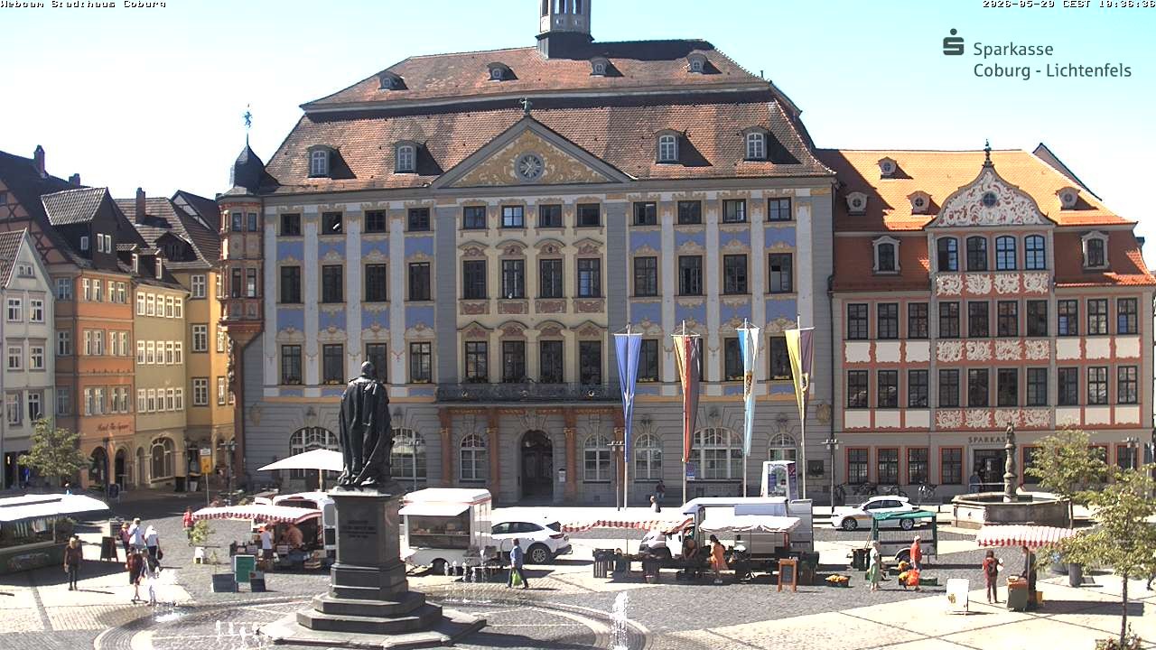 Archiv Foto Webcam Stadthaus Coburg