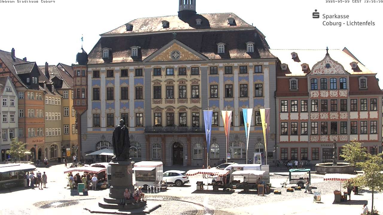 Archiv Foto Webcam Stadthaus Coburg
