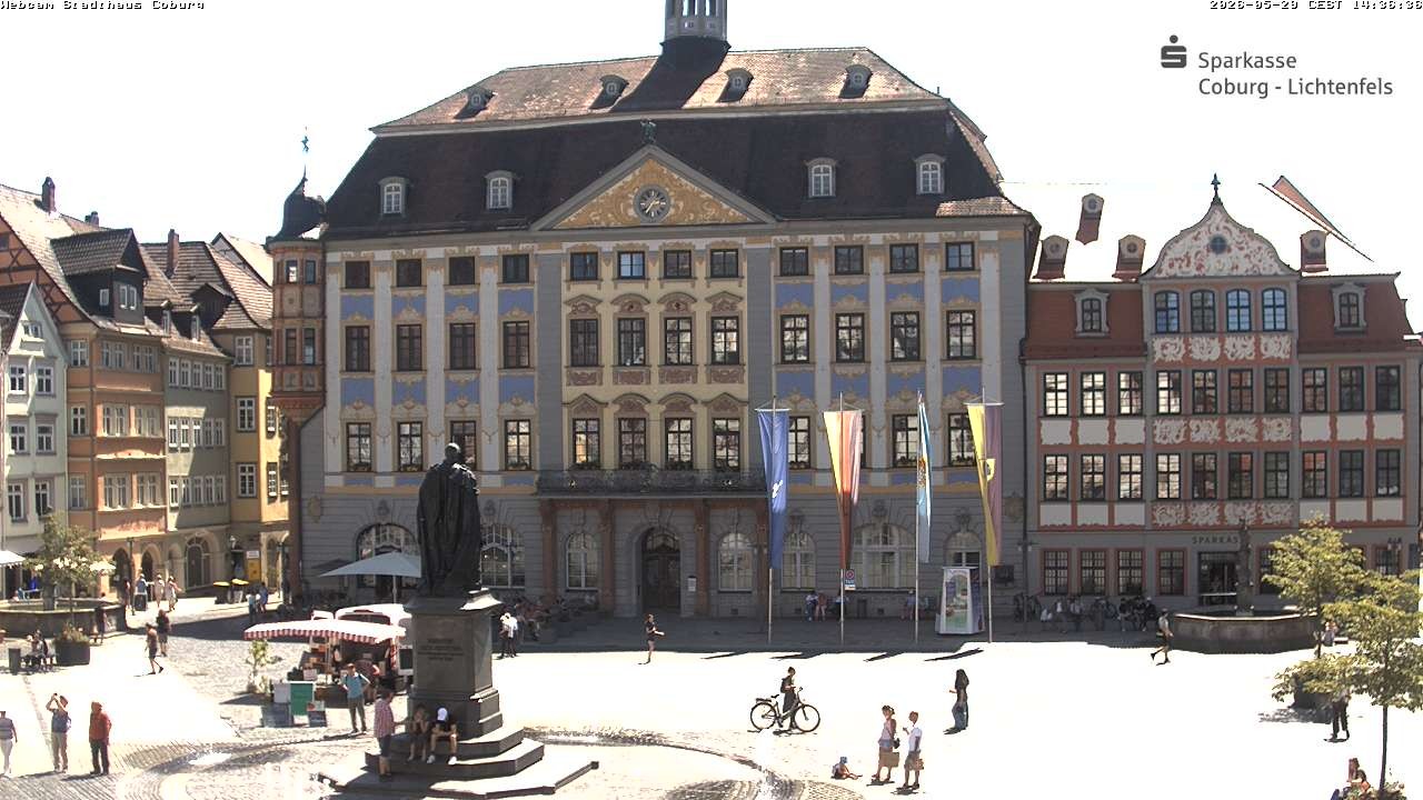 Archiv Foto Webcam Stadthaus Coburg