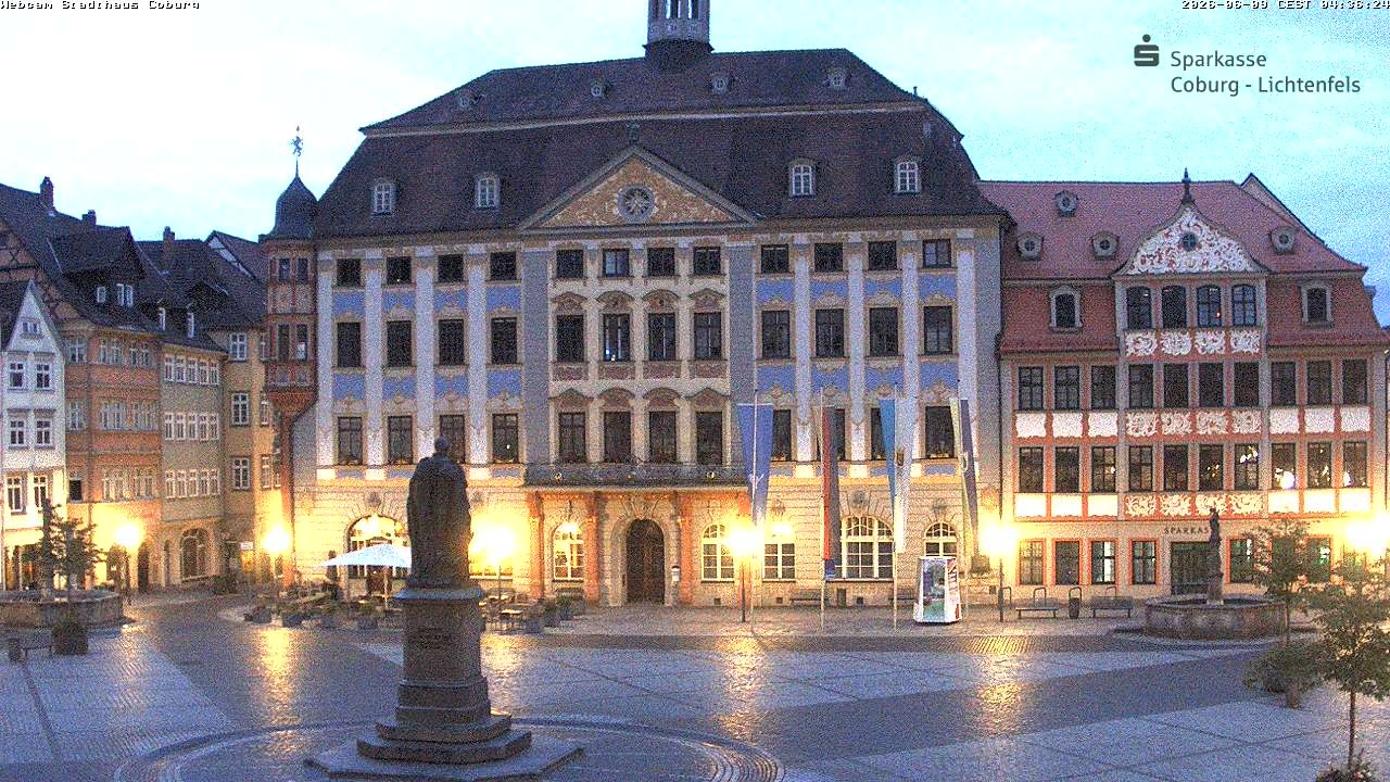 Archiv Foto Webcam Stadthaus Coburg