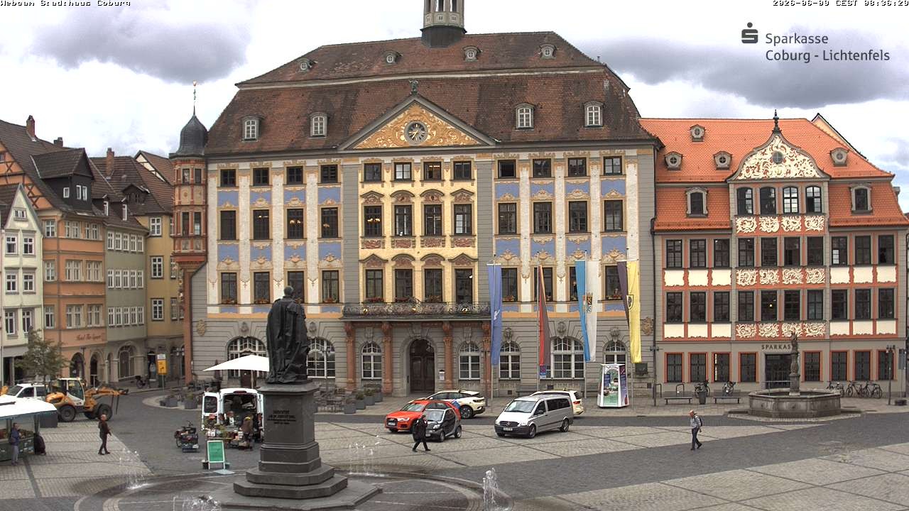 Archiv Foto Webcam Stadthaus Coburg