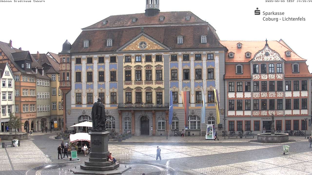 Archiv Foto Webcam Stadthaus Coburg