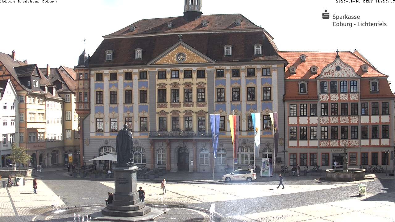 Archiv Foto Webcam Stadthaus Coburg