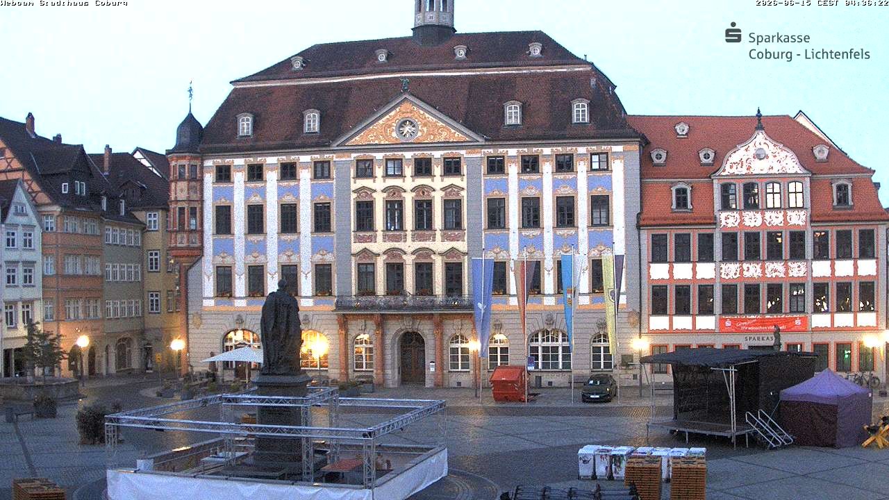 Archiv Foto Webcam Stadthaus Coburg