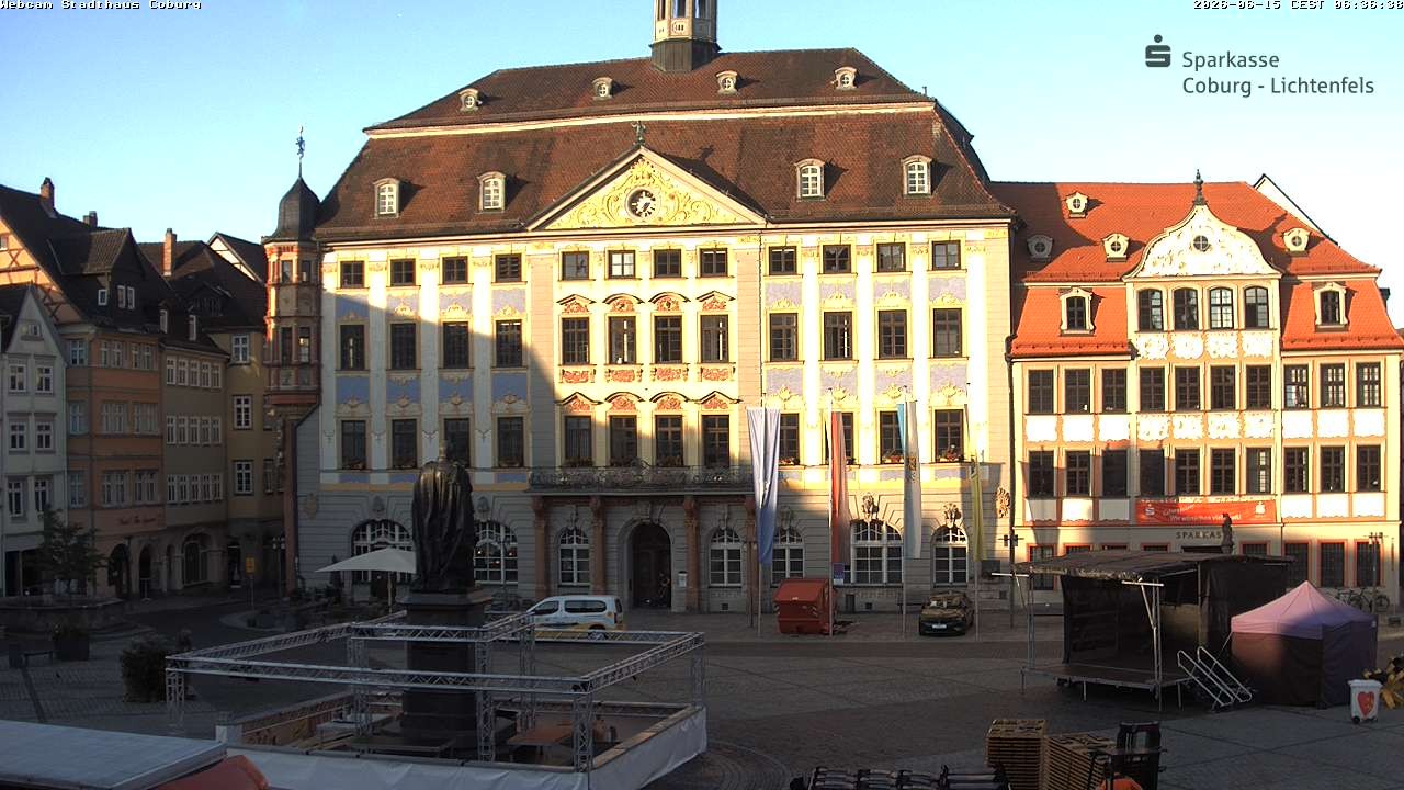 Archiv Foto Webcam Stadthaus Coburg
