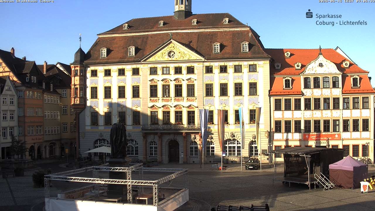Archiv Foto Webcam Stadthaus Coburg