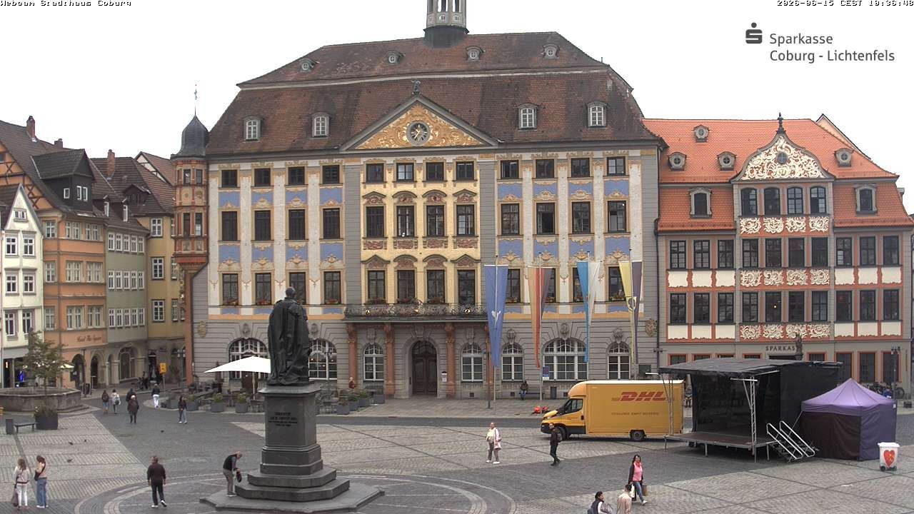 Archiv Foto Webcam Stadthaus Coburg