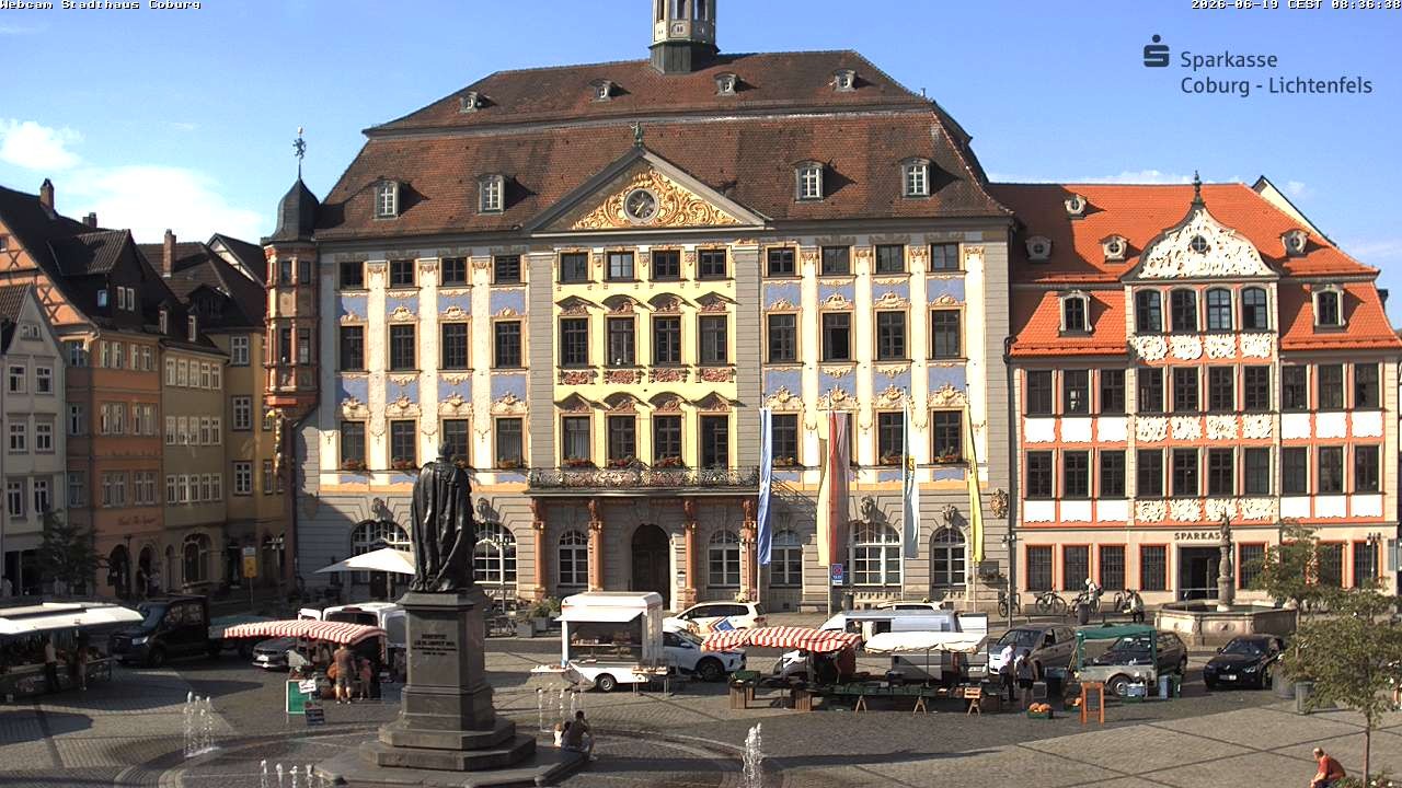 Archiv Foto Webcam Stadthaus Coburg