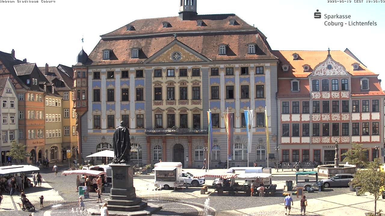 Archiv Foto Webcam Stadthaus Coburg