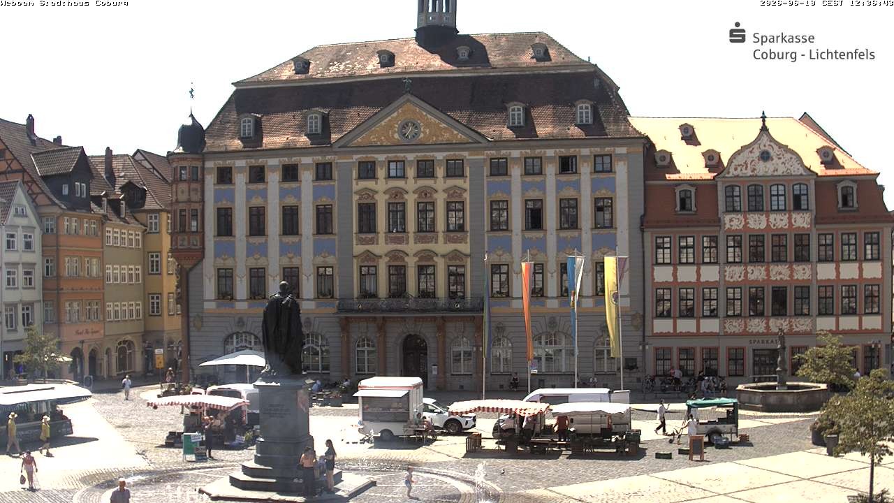 Archiv Foto Webcam Stadthaus Coburg