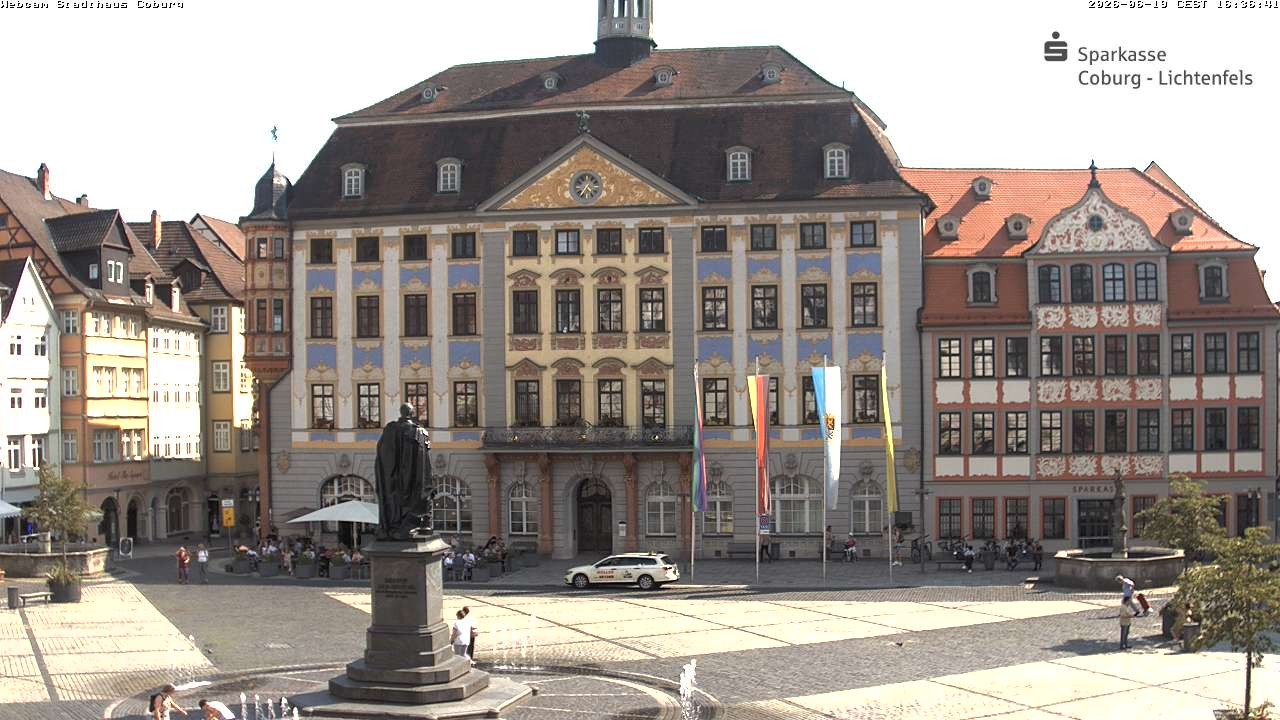 Archiv Foto Webcam Stadthaus Coburg