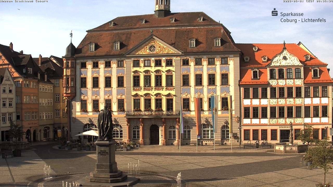 Archiv Foto Webcam Stadthaus Coburg