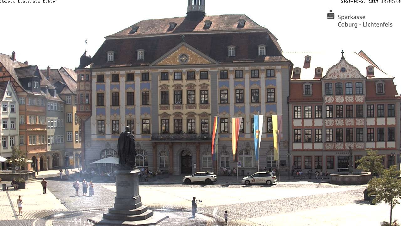 Archiv Foto Webcam Stadthaus Coburg