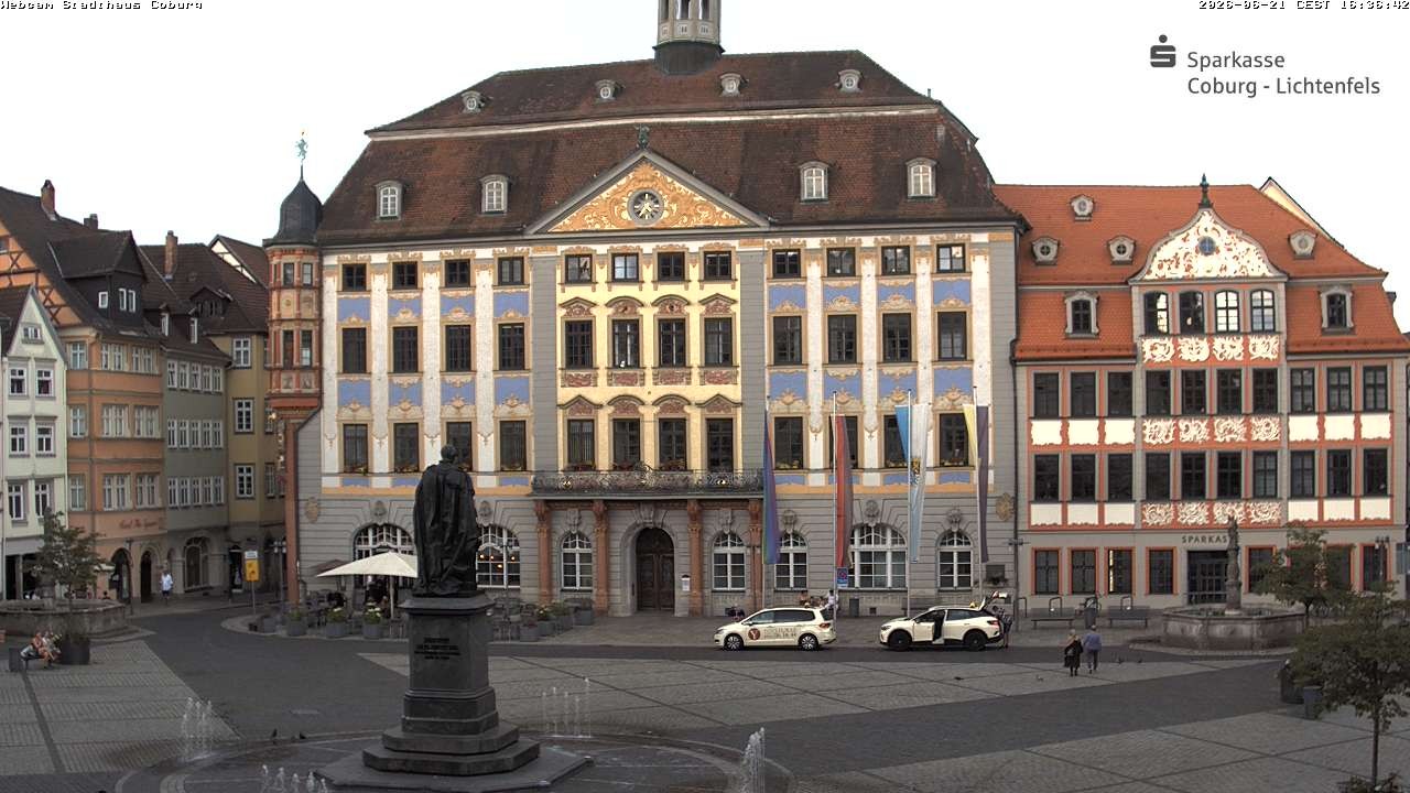 Archiv Foto Webcam Stadthaus Coburg