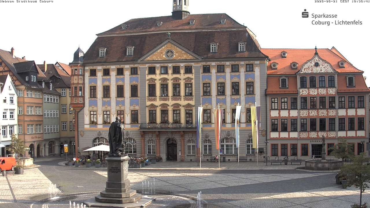 Archiv Foto Webcam Stadthaus Coburg