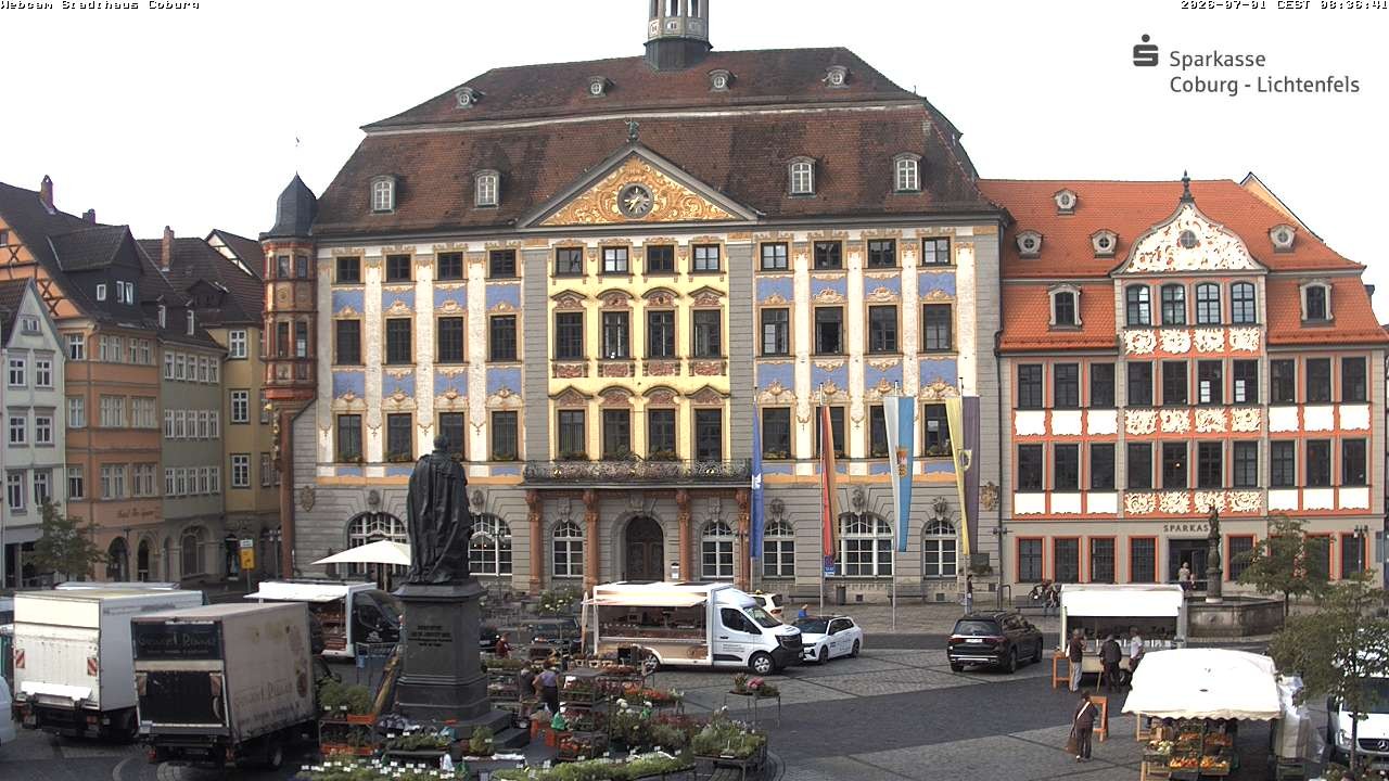 Archiv Foto Webcam Stadthaus Coburg