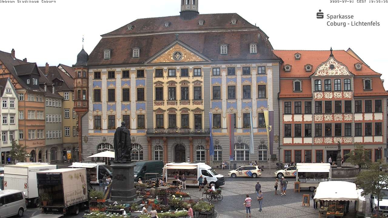 Archiv Foto Webcam Stadthaus Coburg