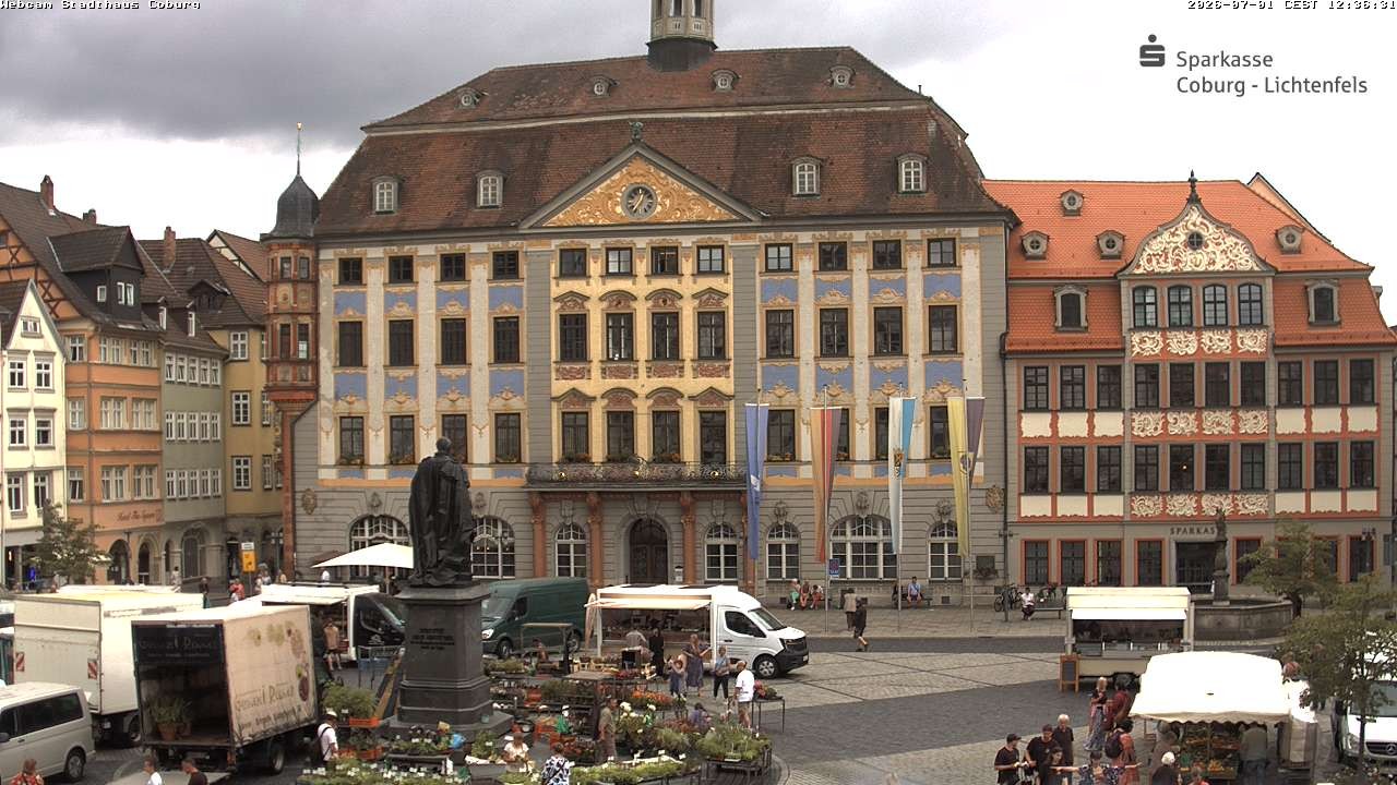 Archiv Foto Webcam Stadthaus Coburg