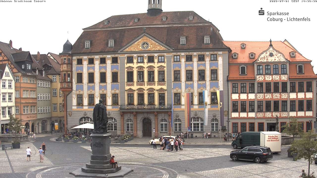 Archiv Foto Webcam Stadthaus Coburg