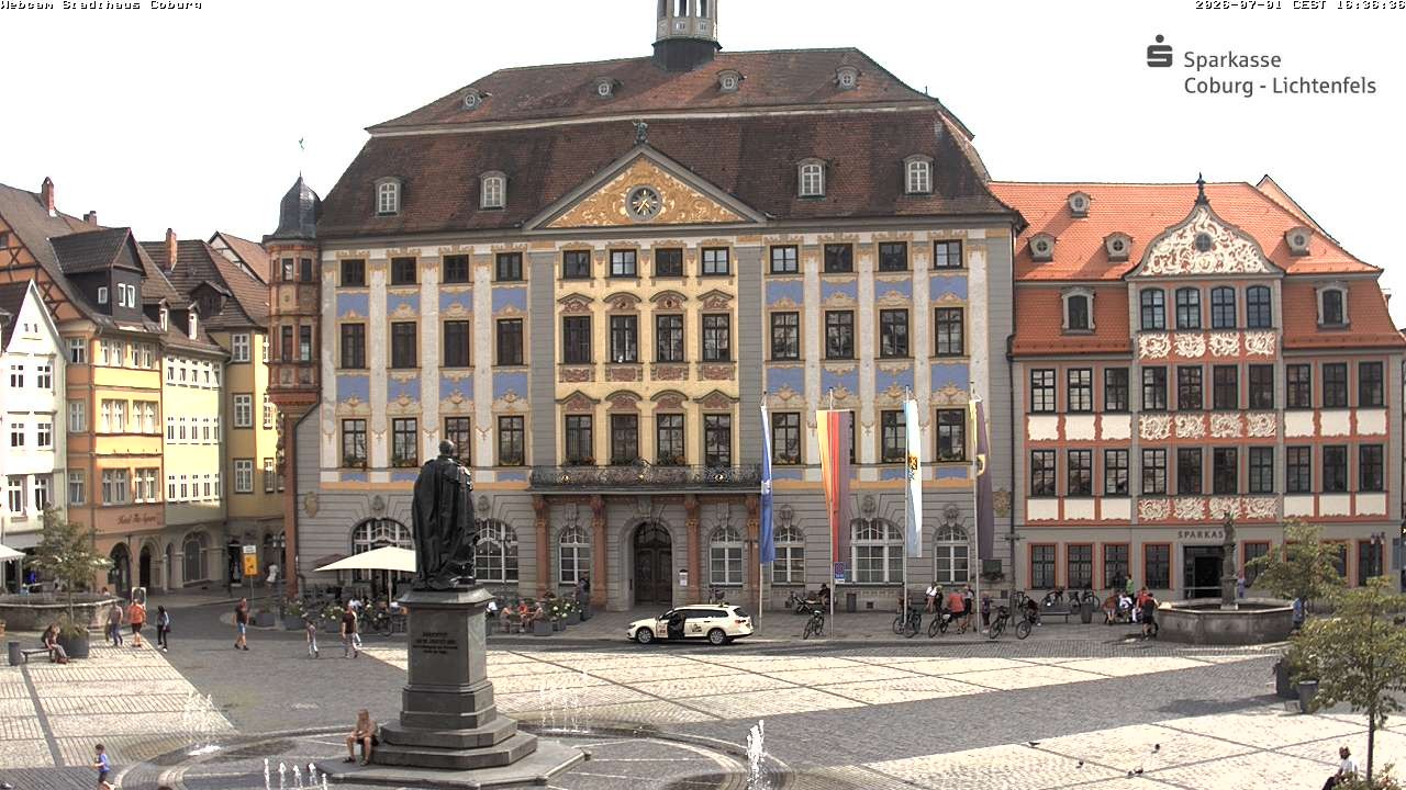 Archiv Foto Webcam Stadthaus Coburg