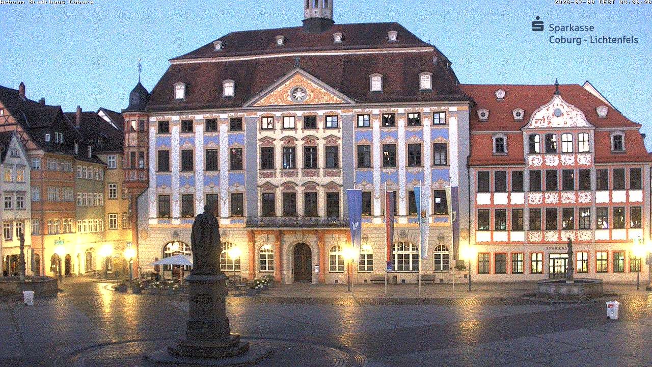 Archiv Foto Webcam Stadthaus Coburg