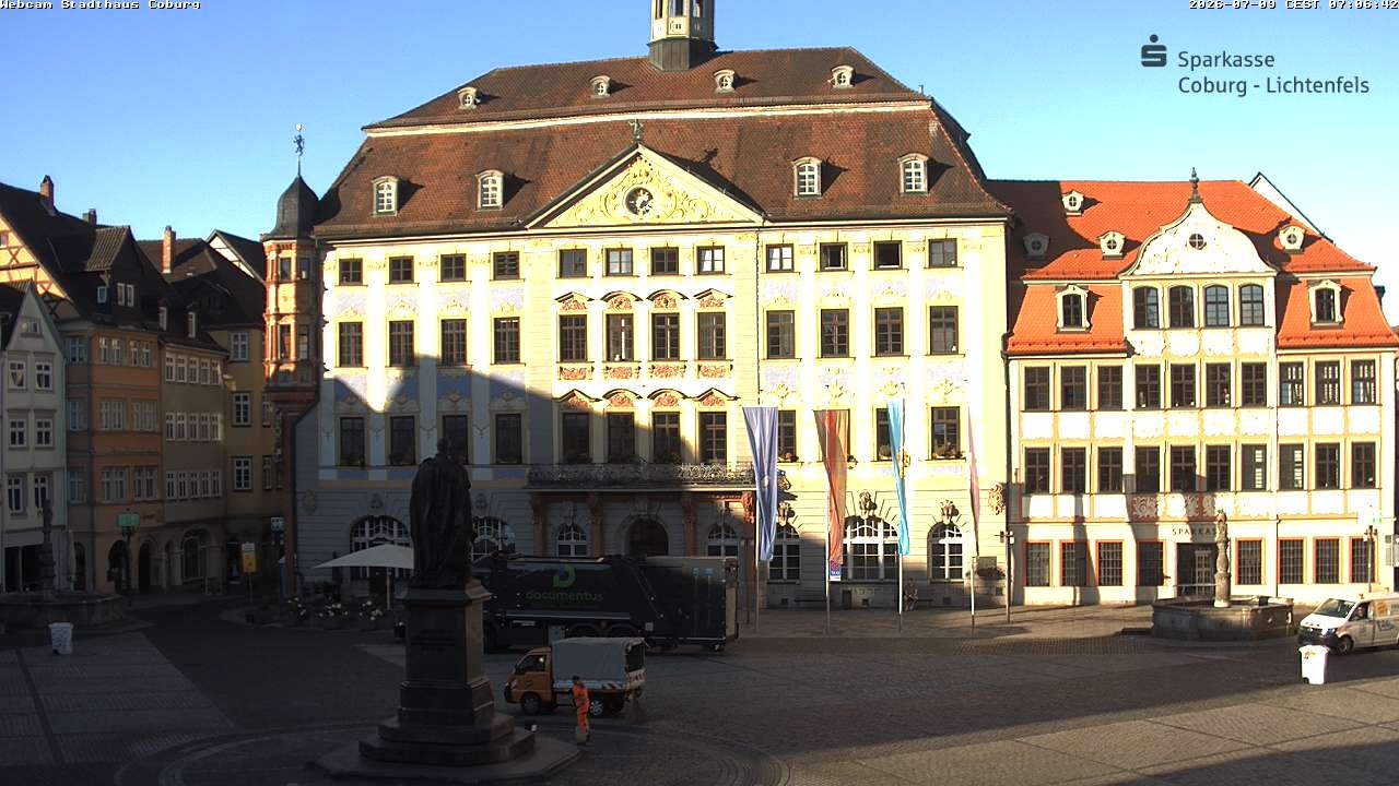 Archiv Foto Webcam Stadthaus Coburg