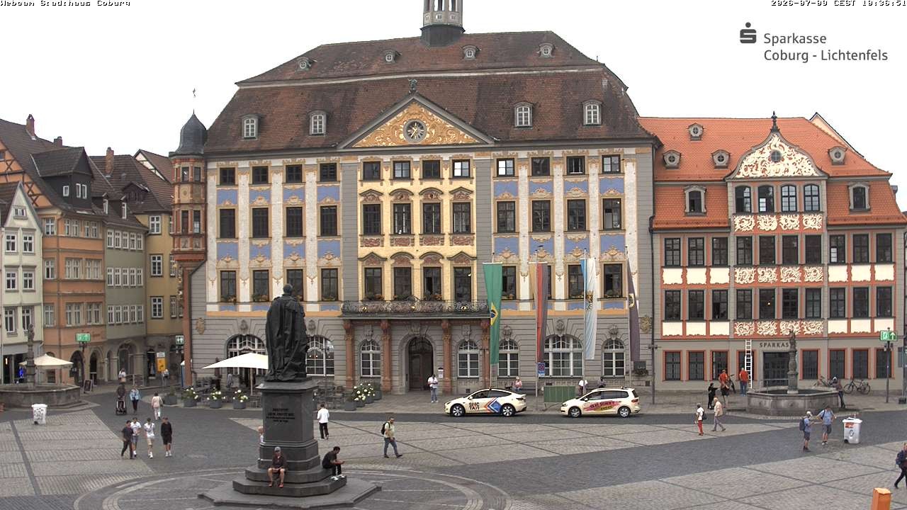 Archiv Foto Webcam Stadthaus Coburg