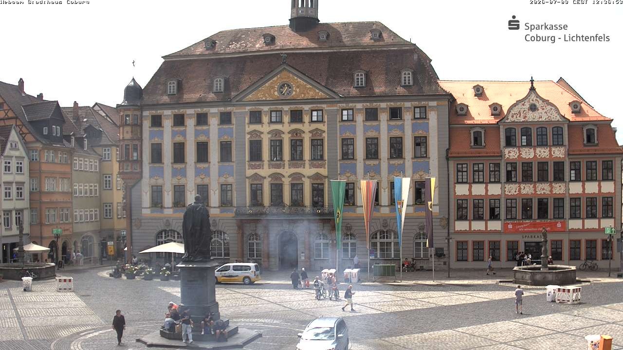 Archiv Foto Webcam Stadthaus Coburg