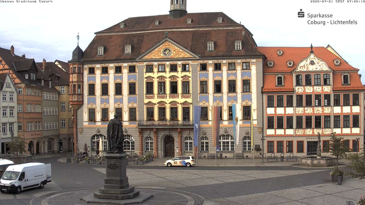 Archiv Foto Webcam Stadthaus Coburg