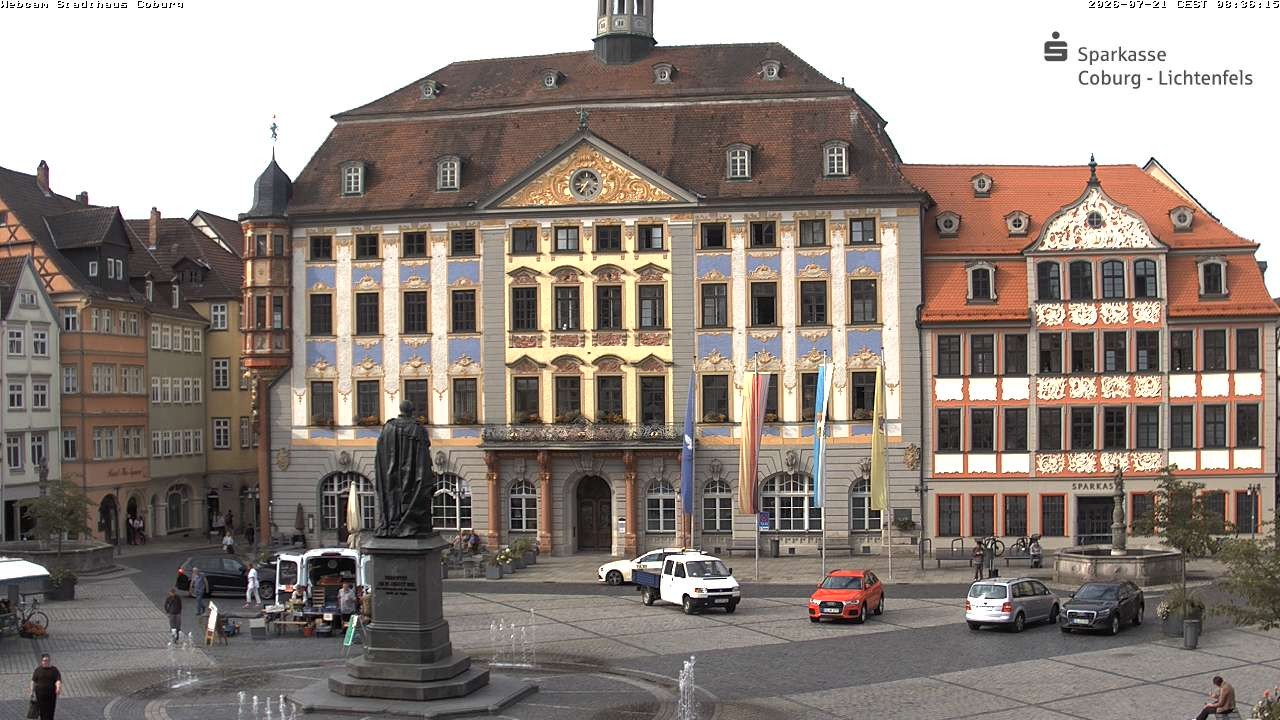 Archiv Foto Webcam Stadthaus Coburg