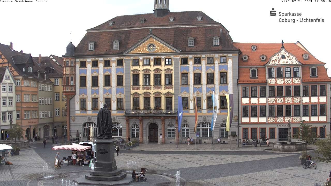 Archiv Foto Webcam Stadthaus Coburg
