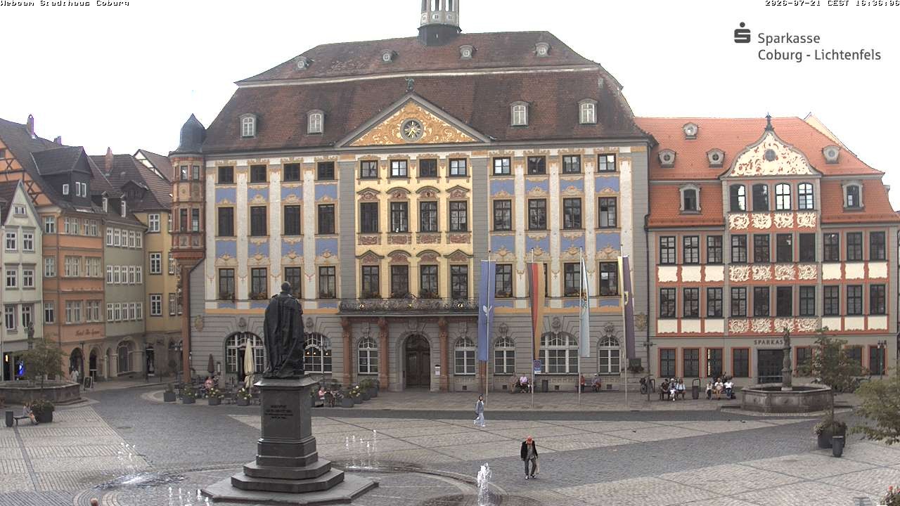 Archiv Foto Webcam Stadthaus Coburg