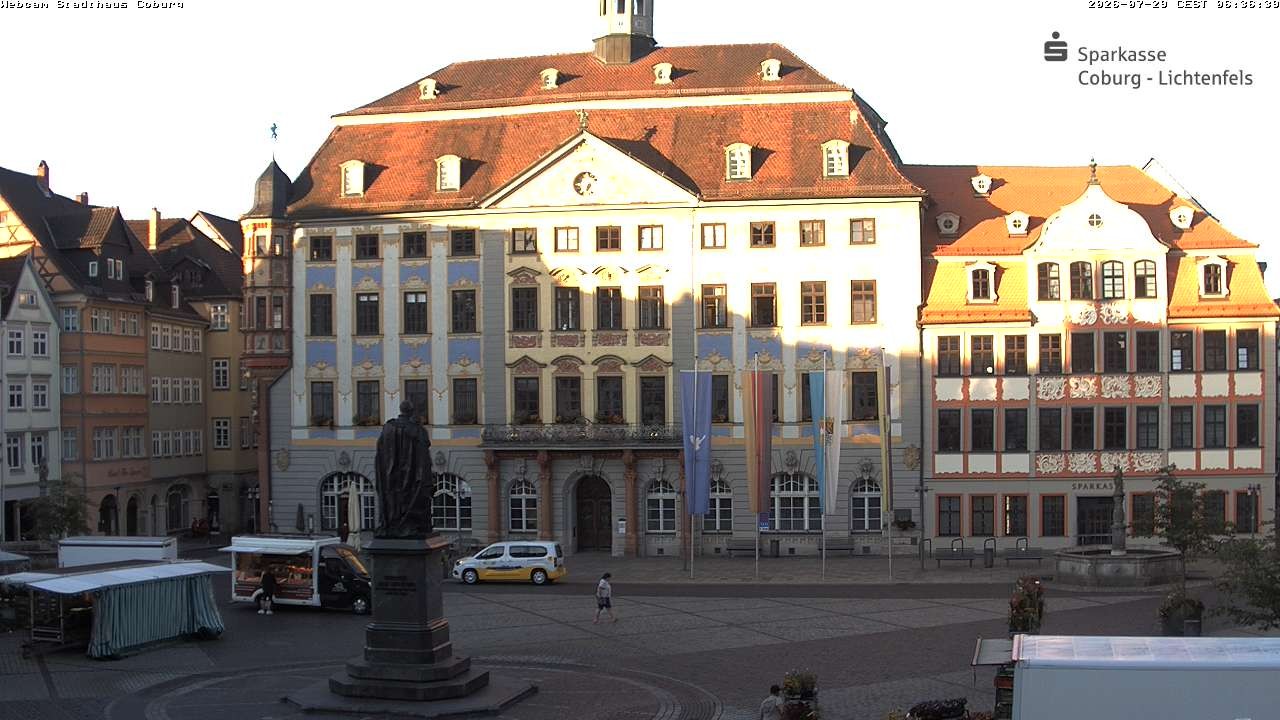 Archiv Foto Webcam Stadthaus Coburg